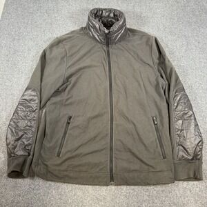 Lululemon Puffer‎ Panel Jacket Mens 2XL Midnight Black Full Zip Performance